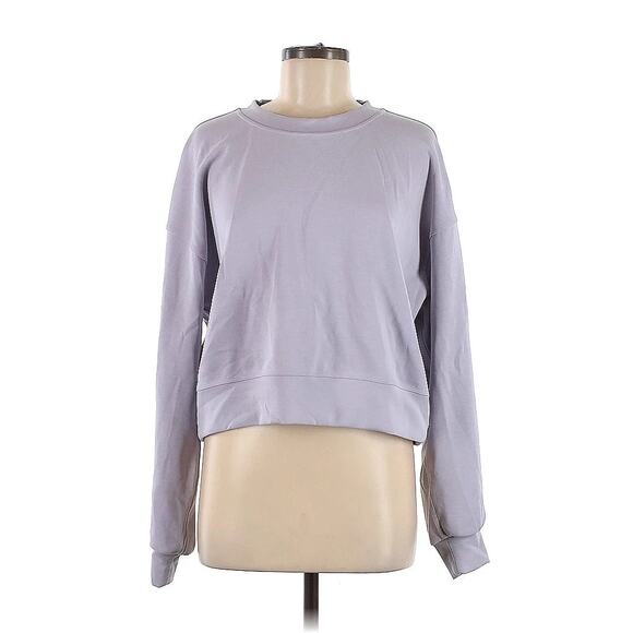 Lululemon Sweatshirt Softstreme Perfectly Oversized Pullover Crewneck Purple - Picture 4 of 8